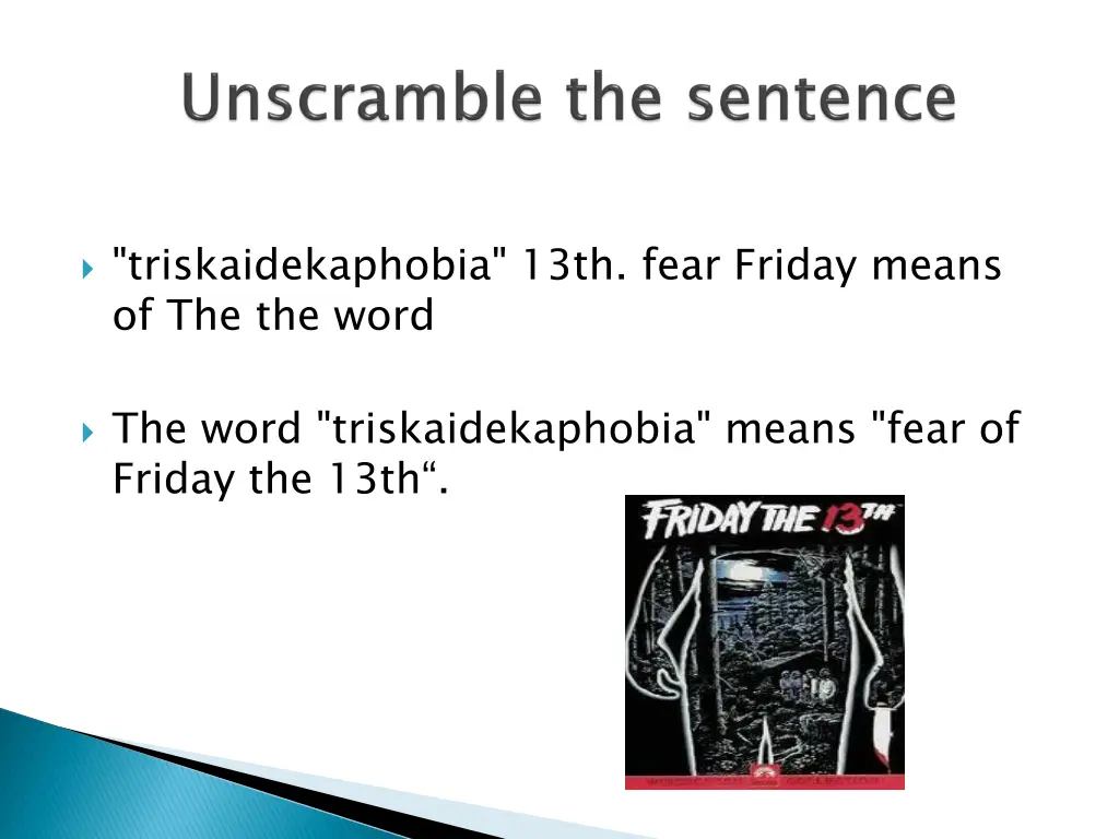 triskaidekaphobia 13th fear friday means