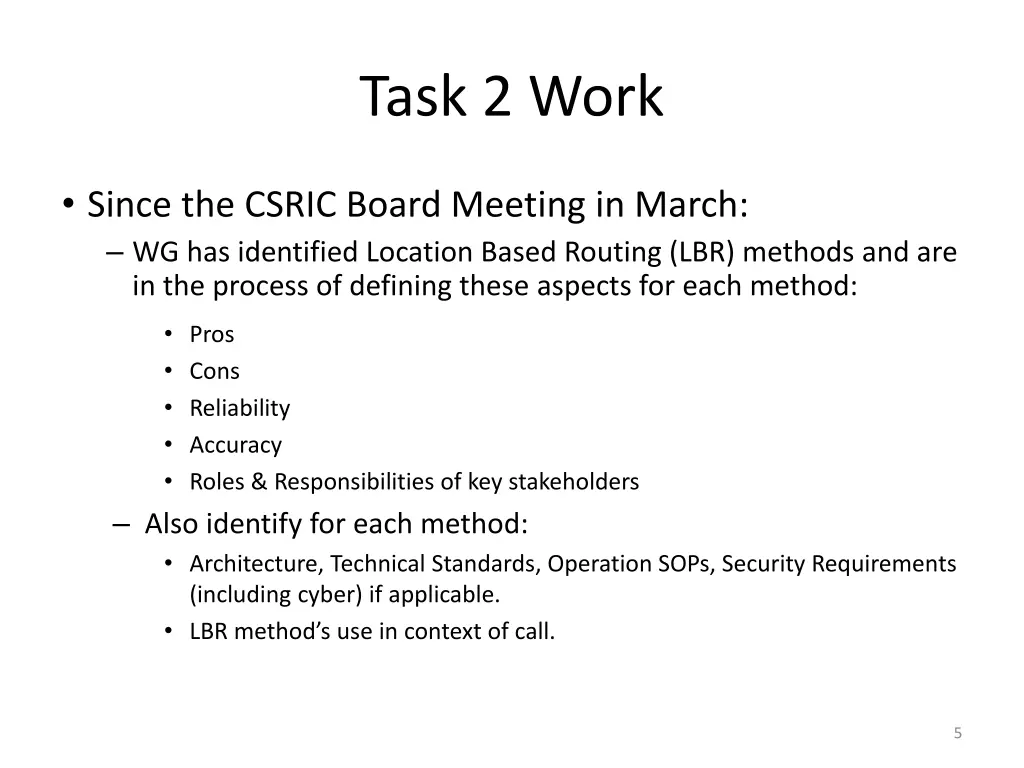 task 2 work