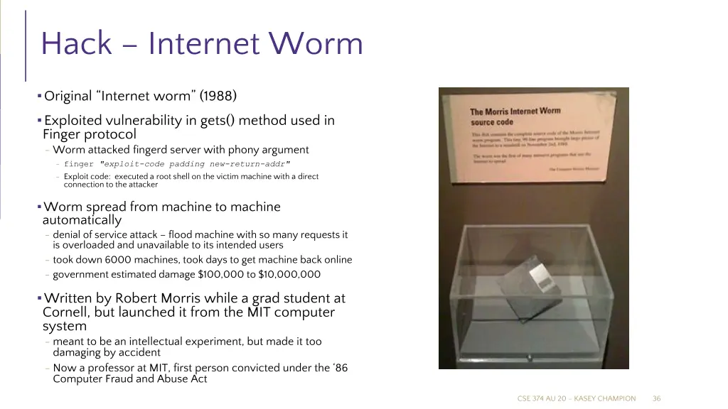 hack internet worm