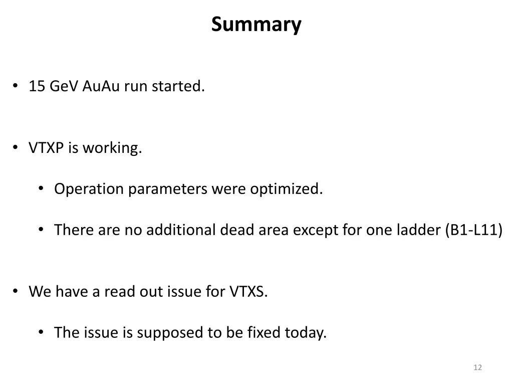 summary