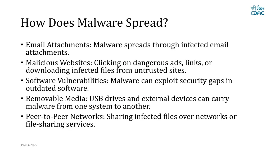 how does malware spread
