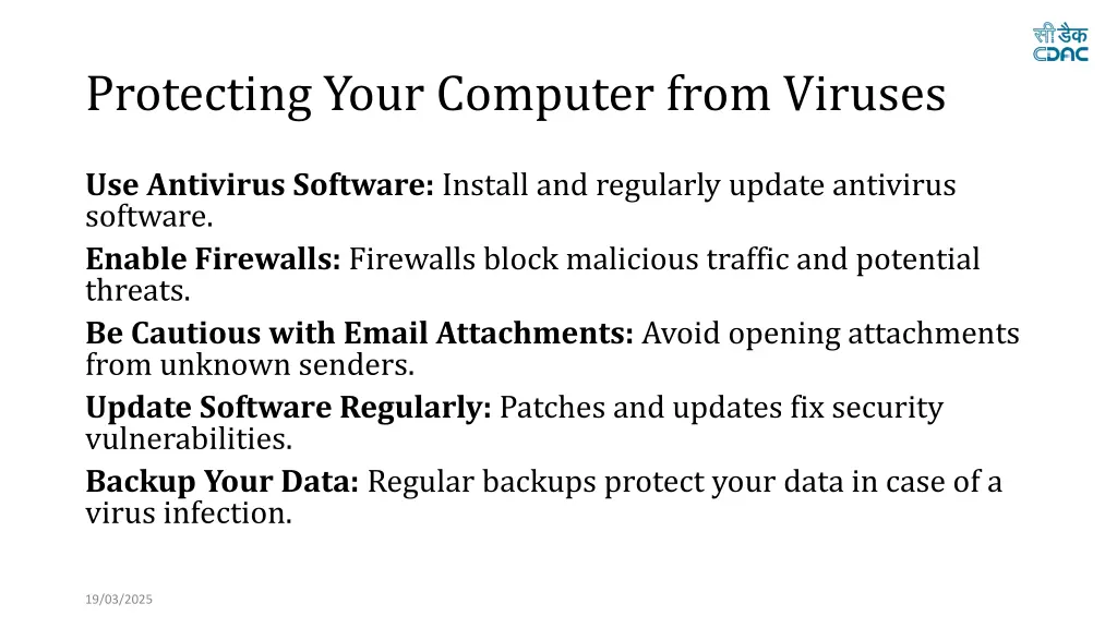 protecting your computer from viruses