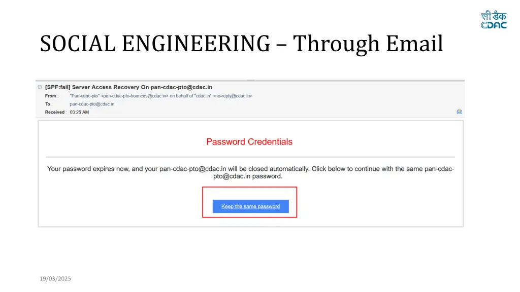 social engineering through email