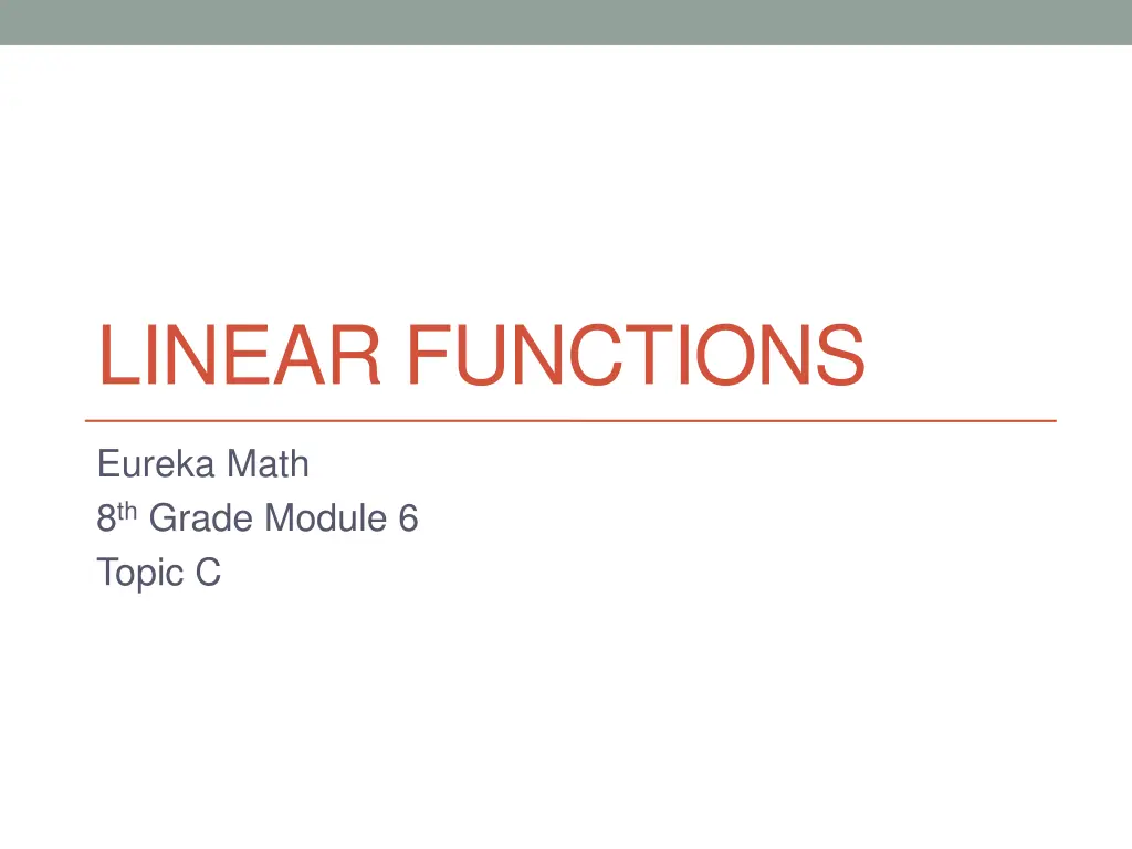 linear functions 2
