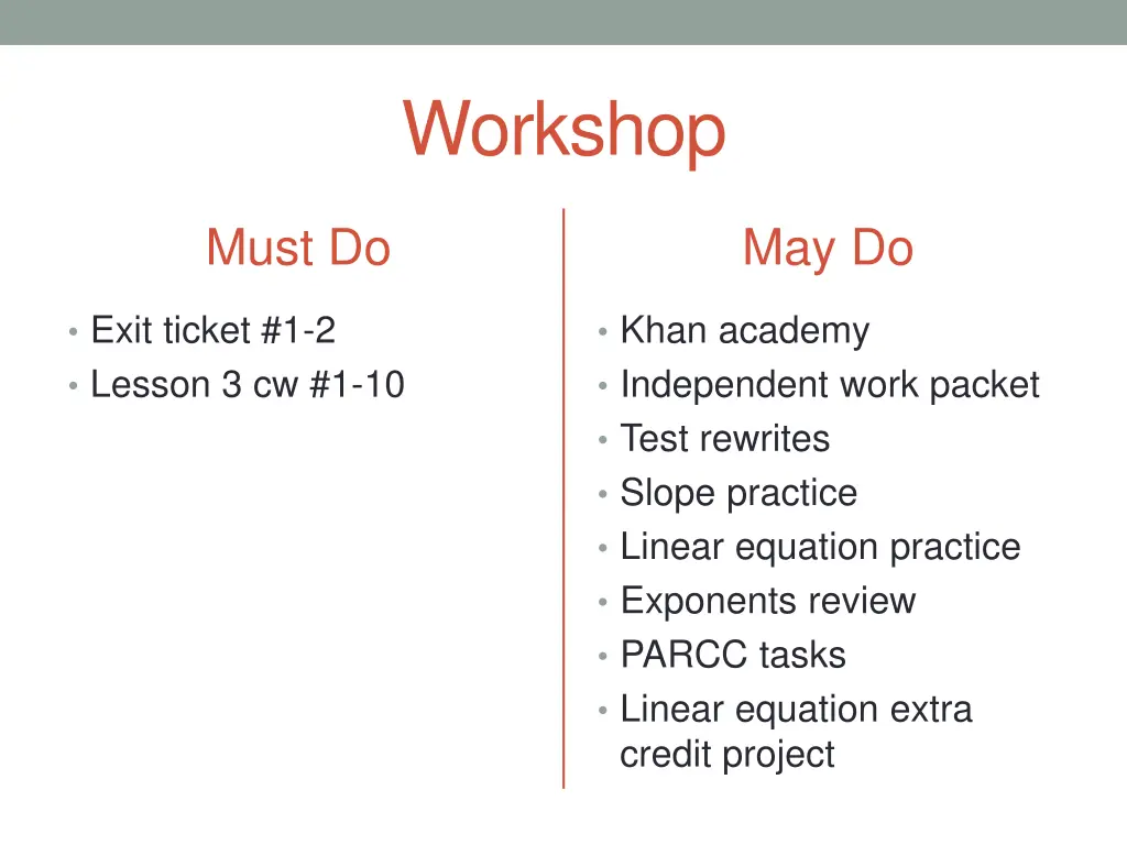 workshop 2
