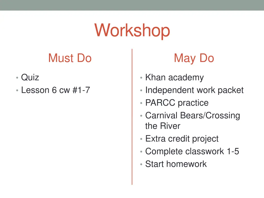workshop 5
