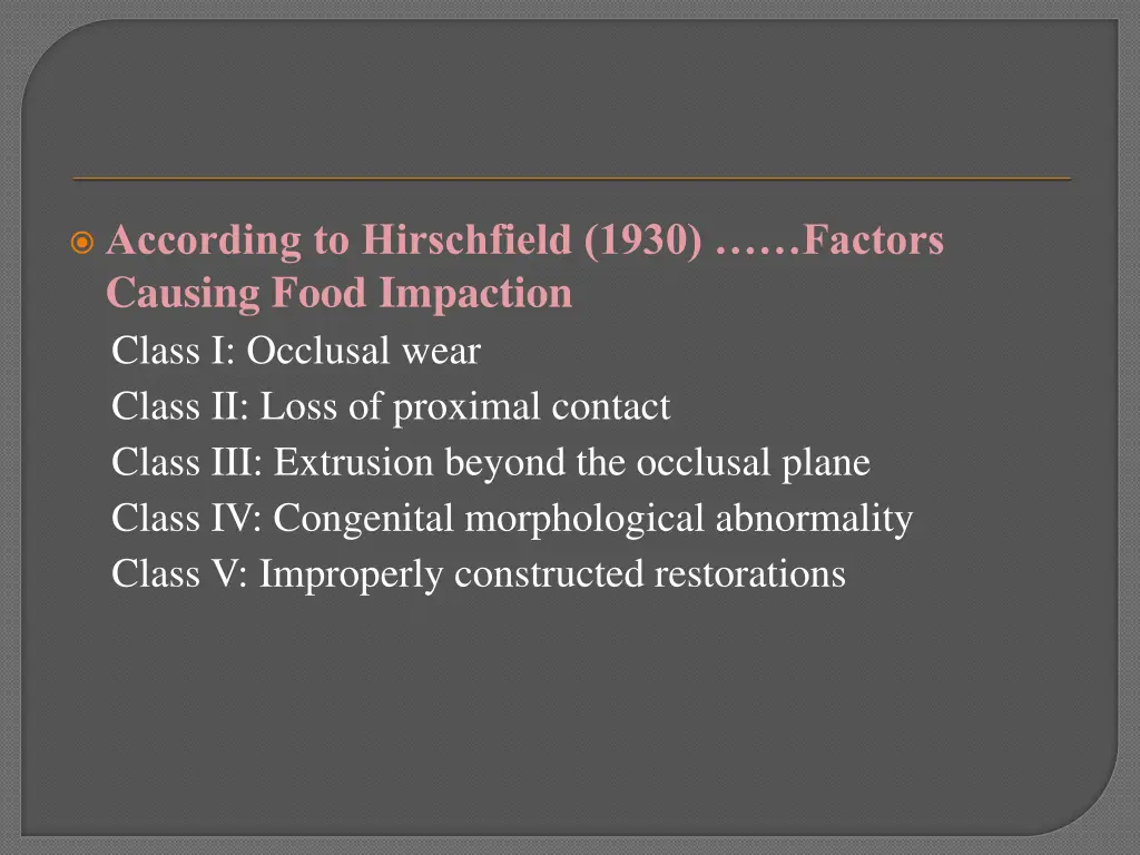 according to hirschfield 1930 factors causing