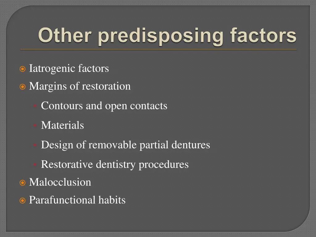 iatrogenic factors