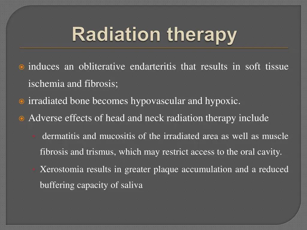 induces an obliterative endarteritis that results
