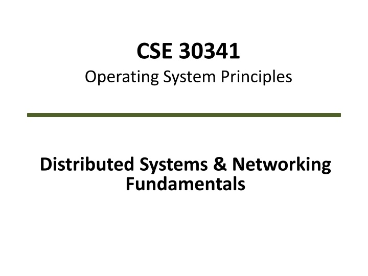 cse 30341 operating system principles