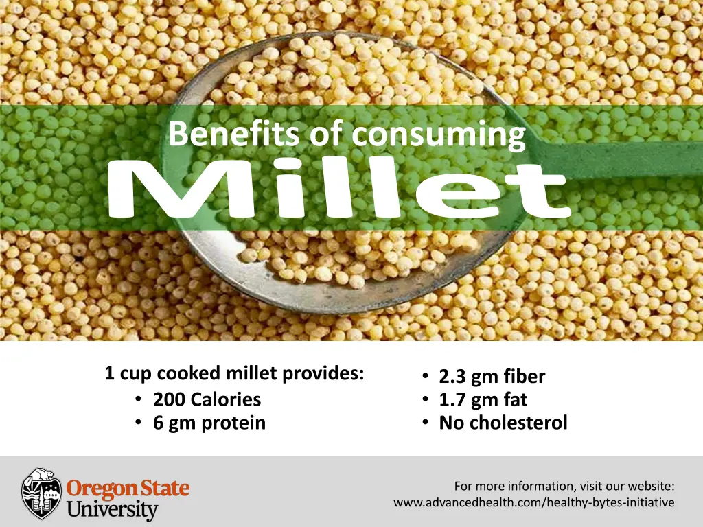 benefits of consuming 1