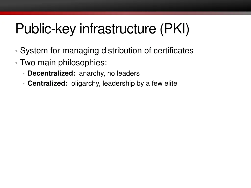 public key infrastructure pki