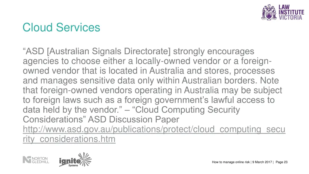 cloud services