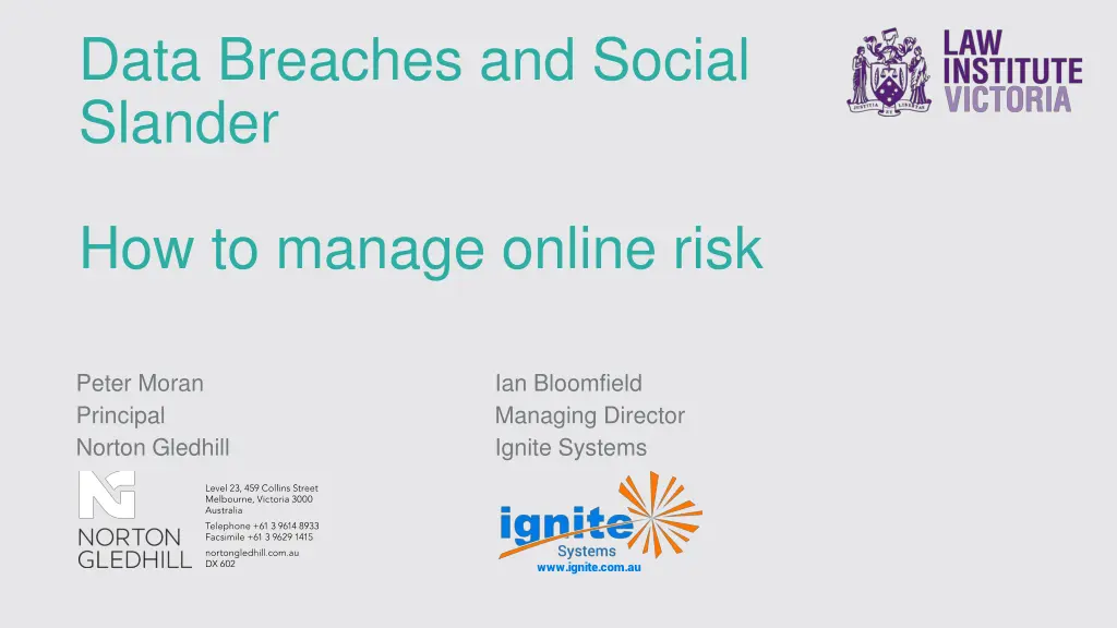 data breaches and social slander