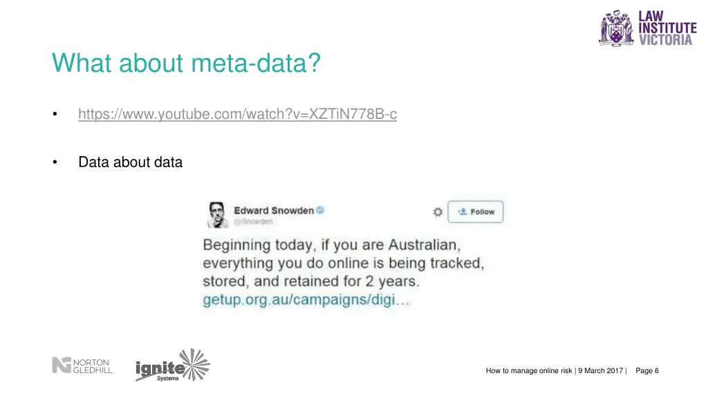 what about meta data