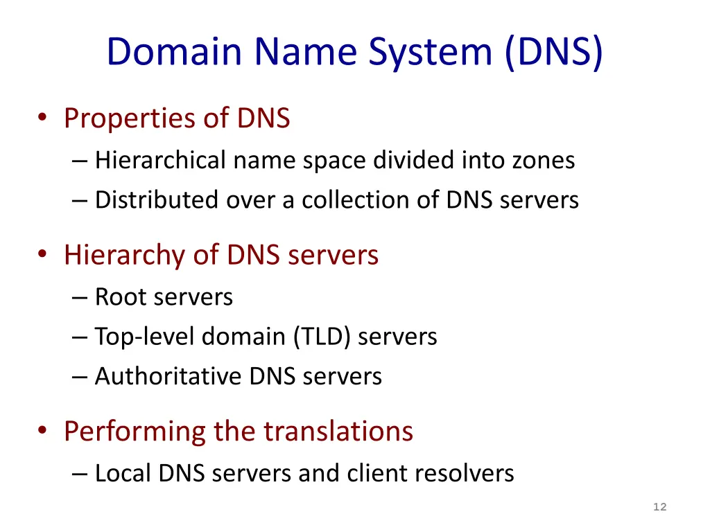 domain name system dns 1