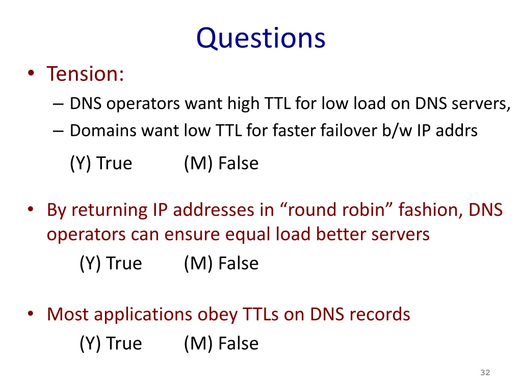 questions