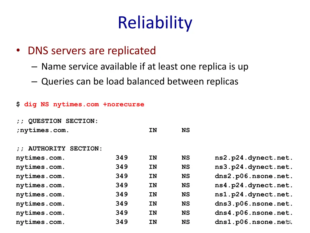 reliability