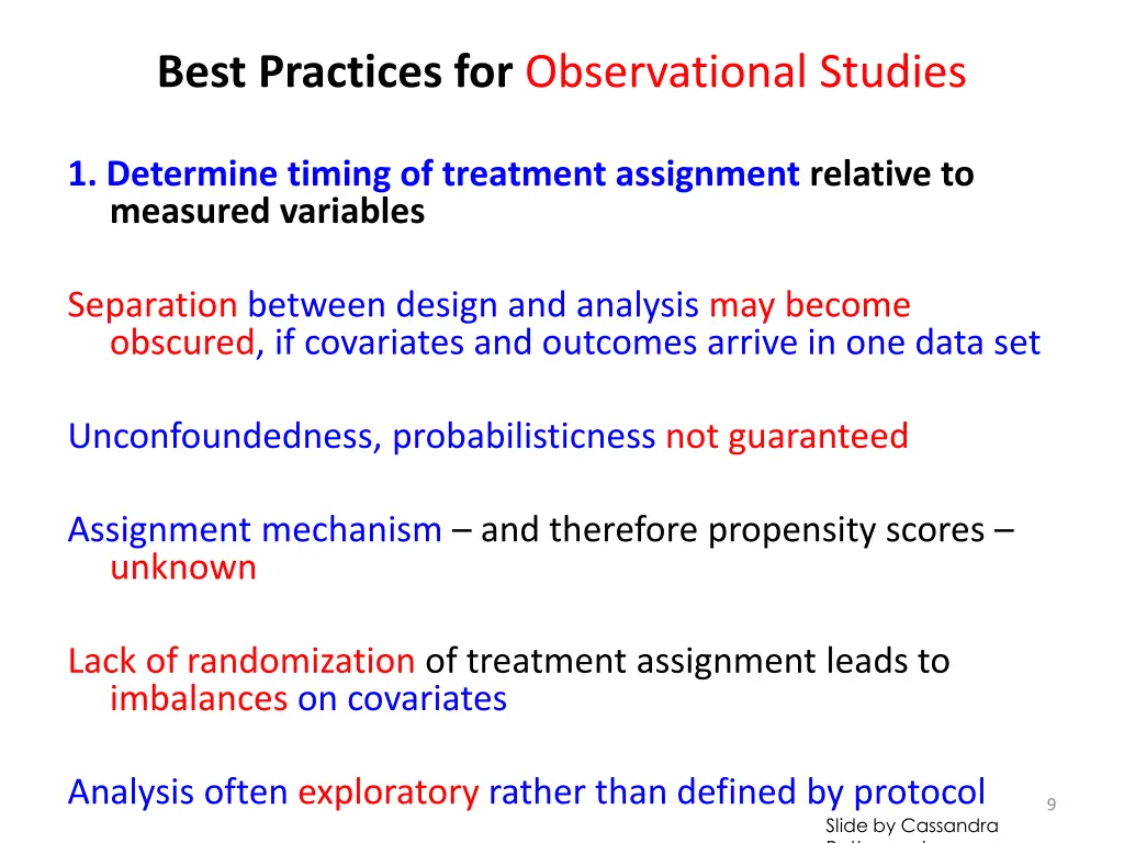 best practices for observational studies 1