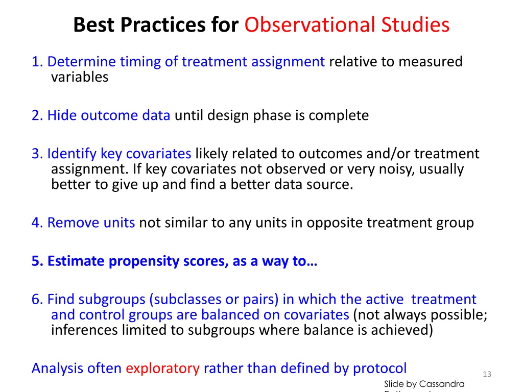 best practices for observational studies 5