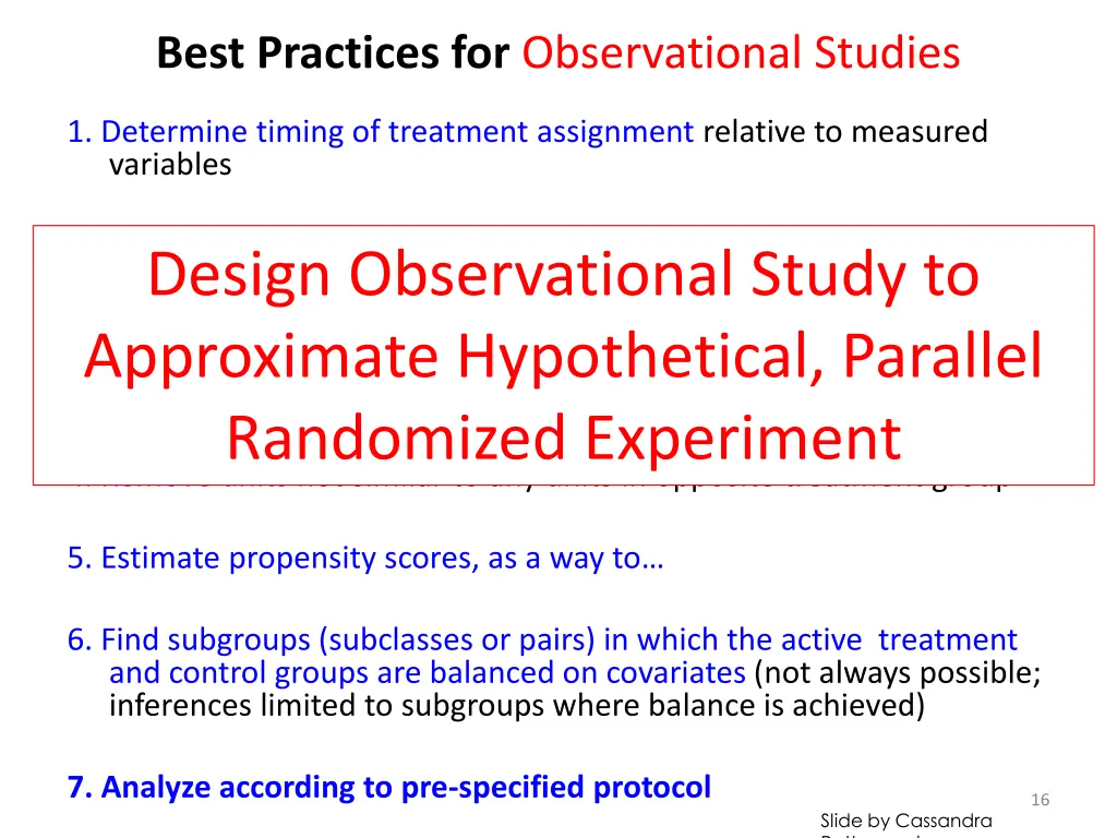 best practices for observational studies 8