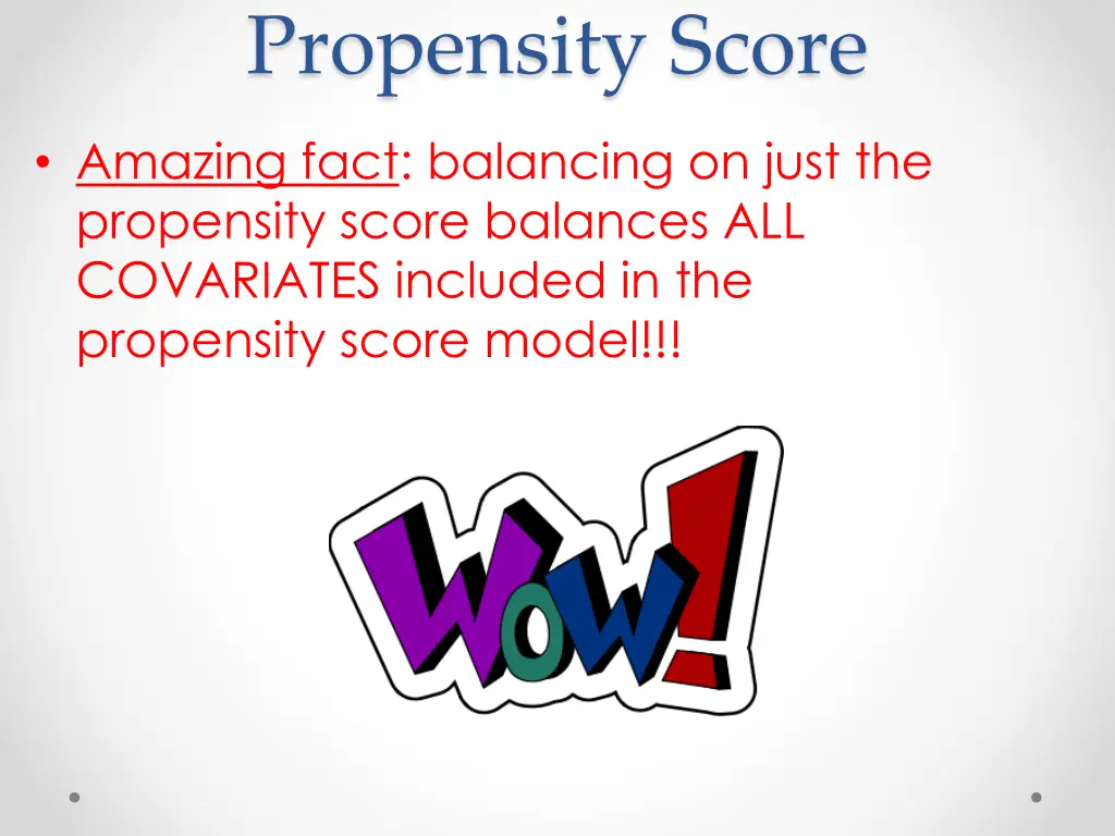 propensity score