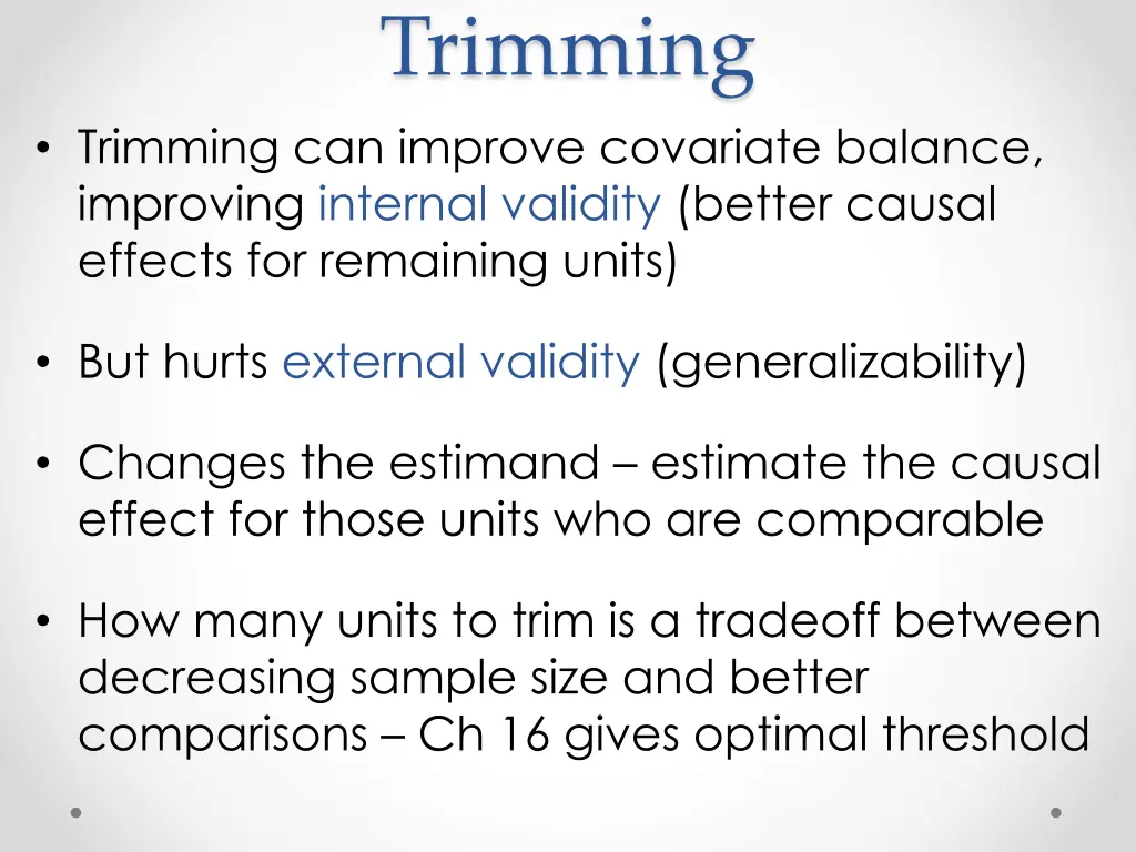 trimming 3