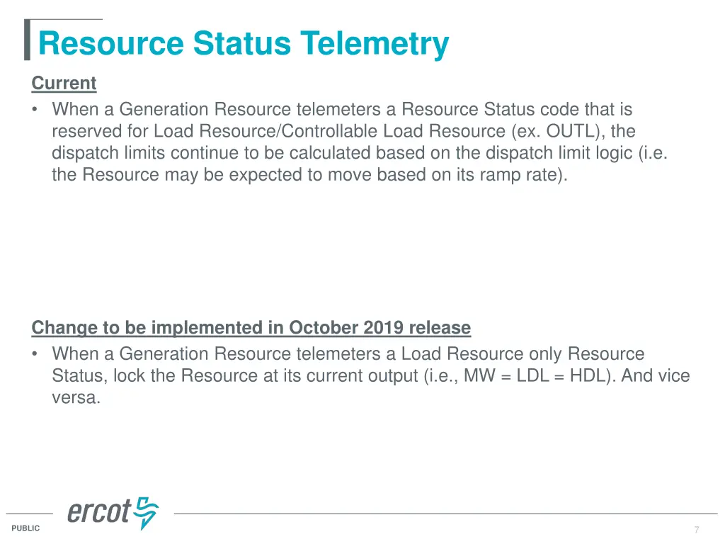 resource status telemetry