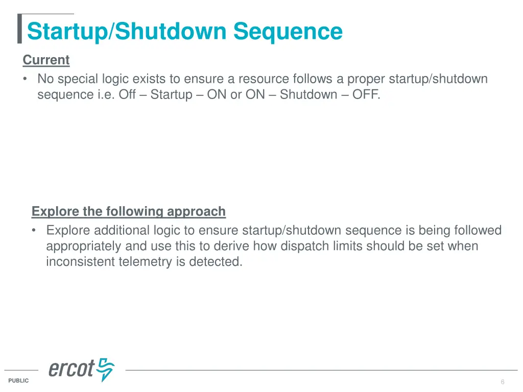startup shutdown sequence