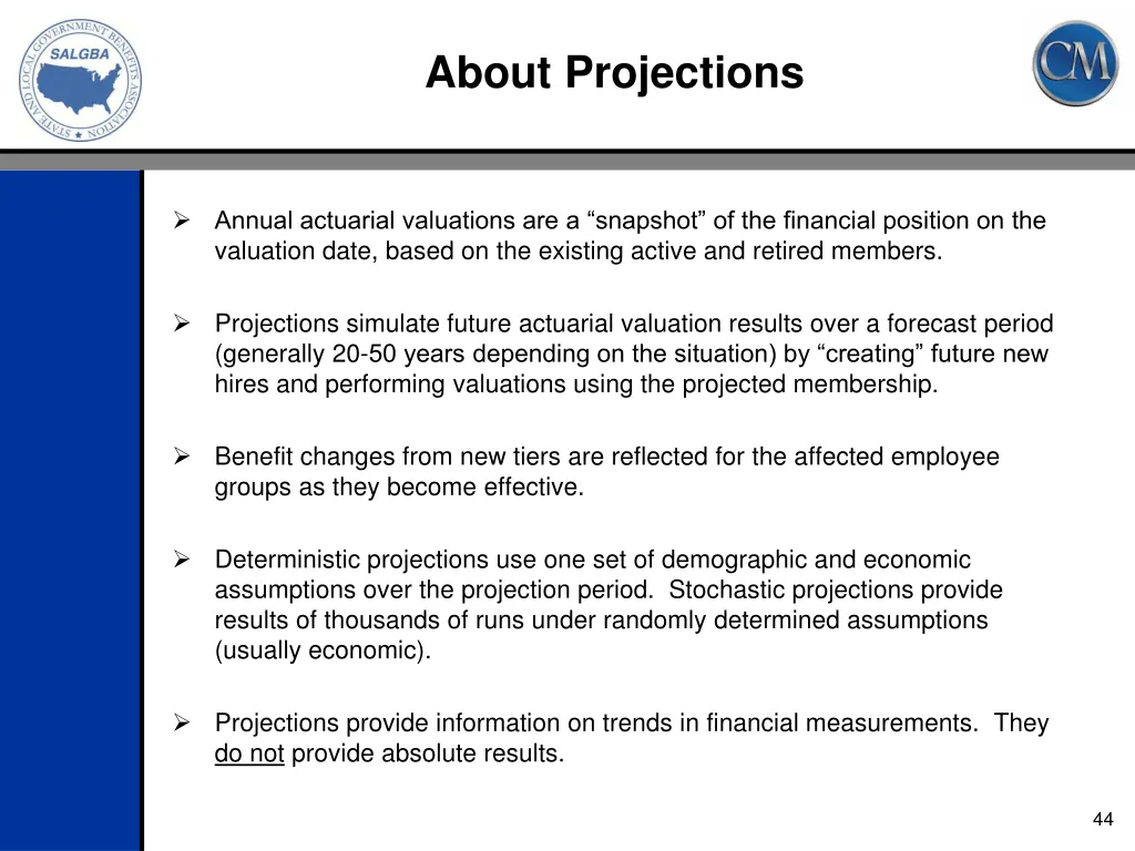about projections
