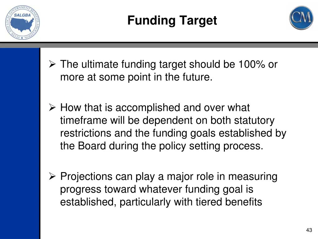 funding target