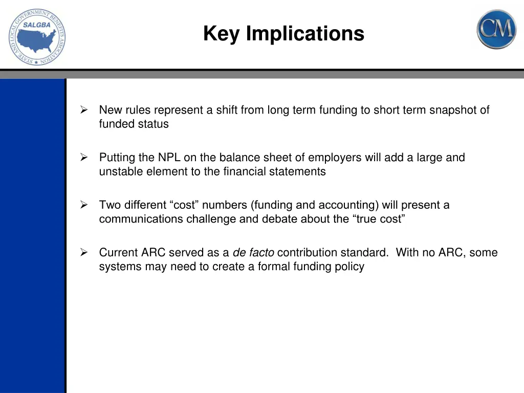 key implications