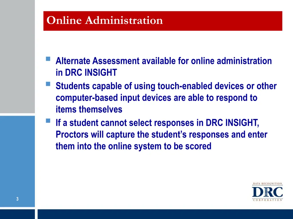 online administration