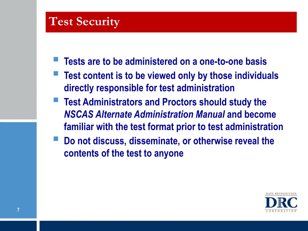 test security