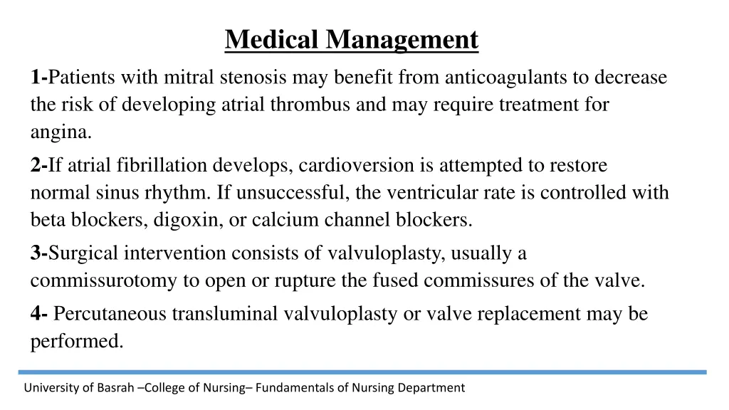 medical management