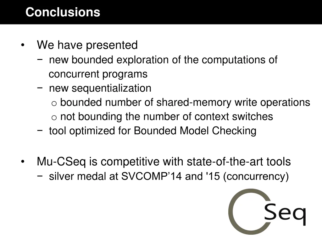 conclusions 1