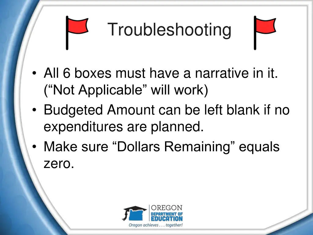 troubleshooting