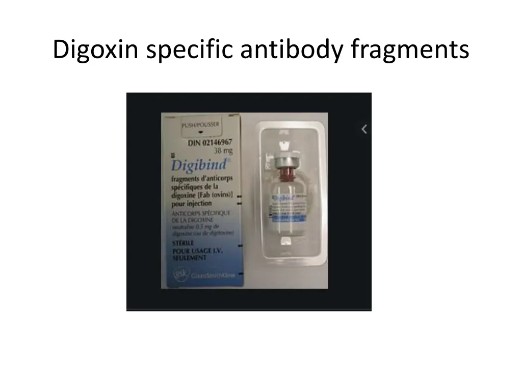 digoxin specific antibody fragments