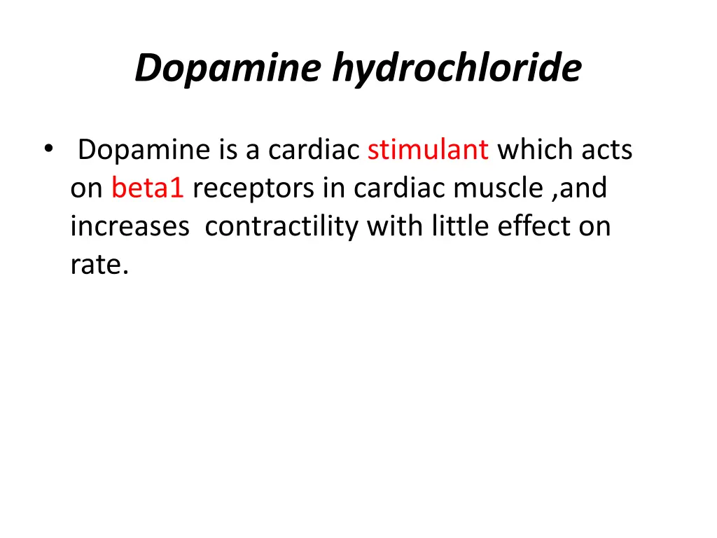 dopamine hydrochloride