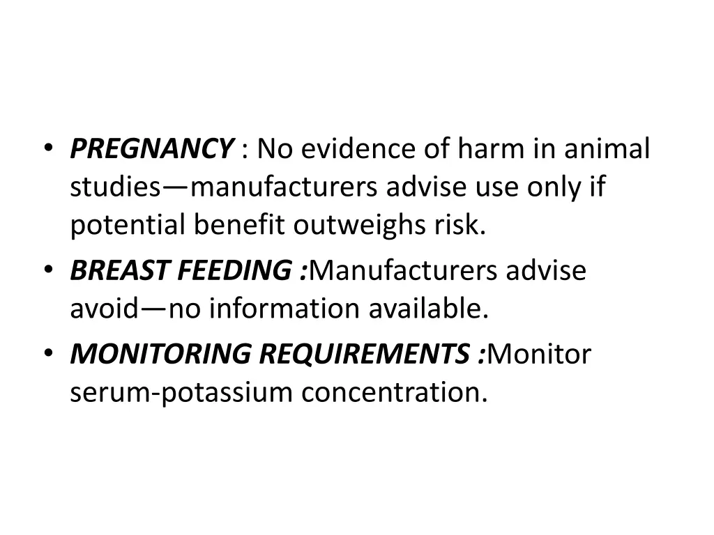 pregnancy no evidence of harm in animal studies 1