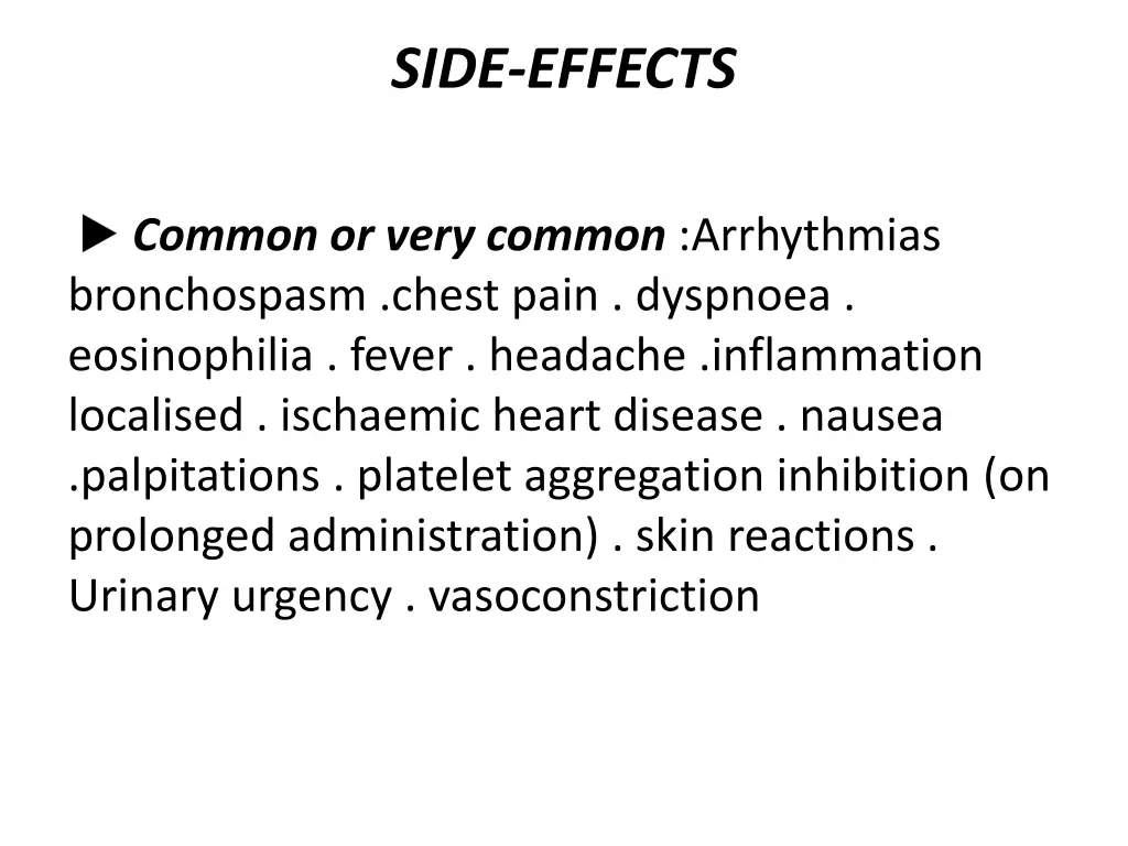 side effects 1