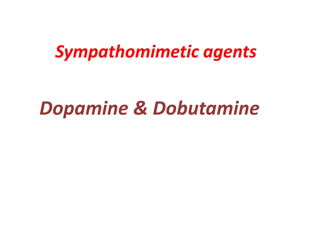 sympathomimetic agents