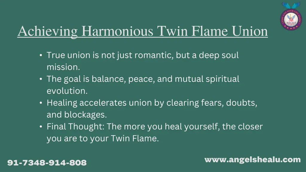 achieving harmonious twin flame union