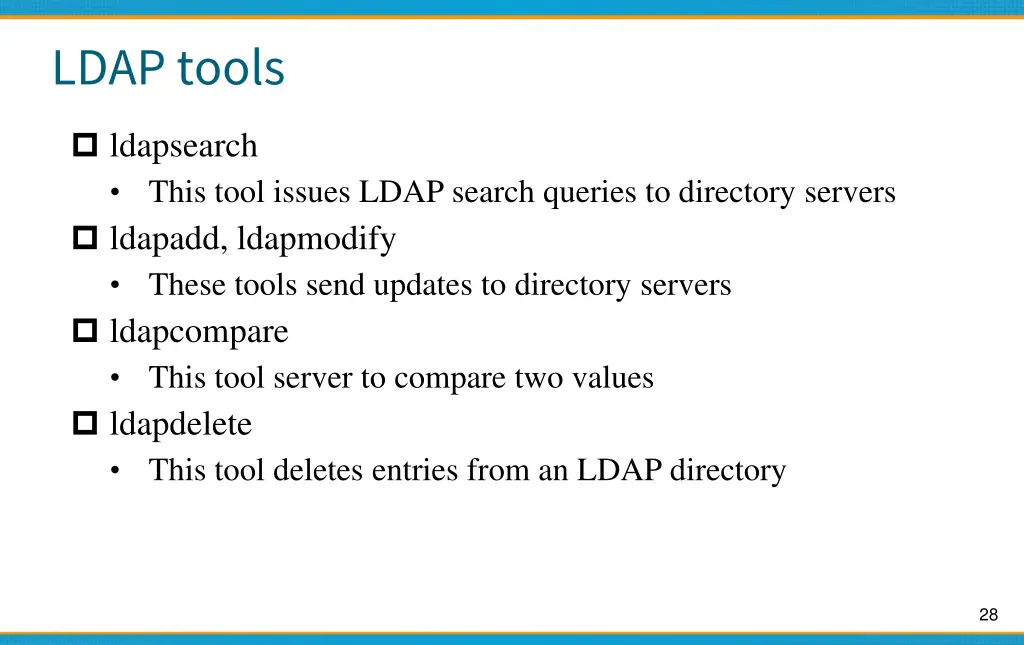 ldap tools