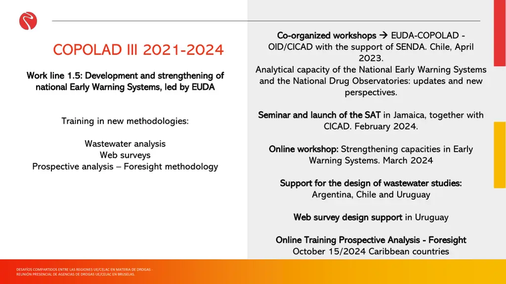 co co organized workshops organized workshops