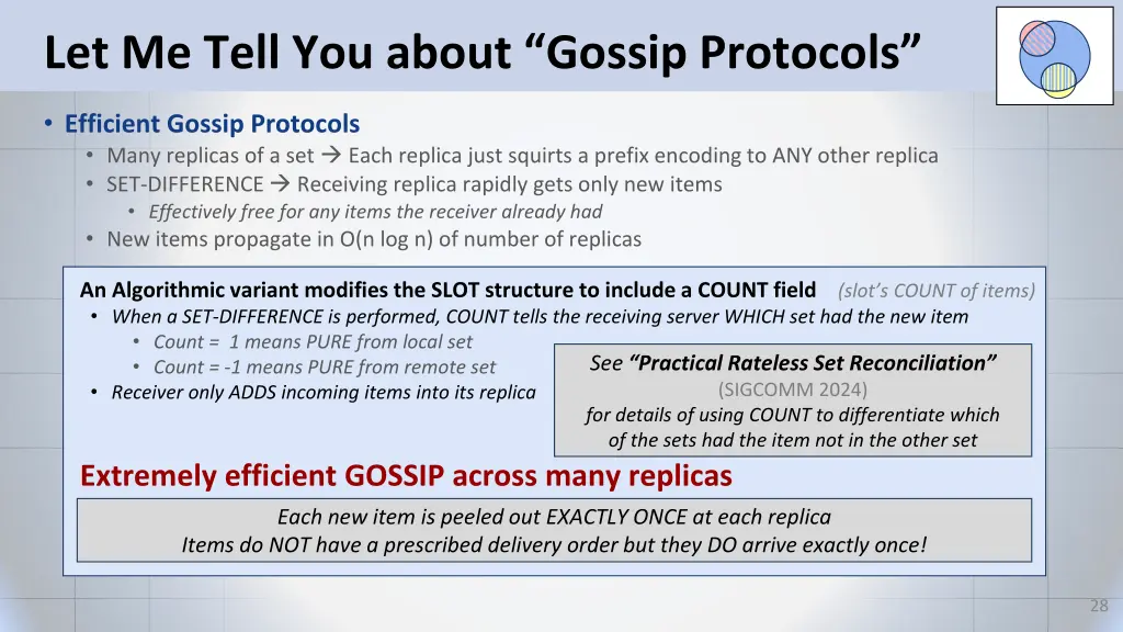 let me tell you about gossip protocols