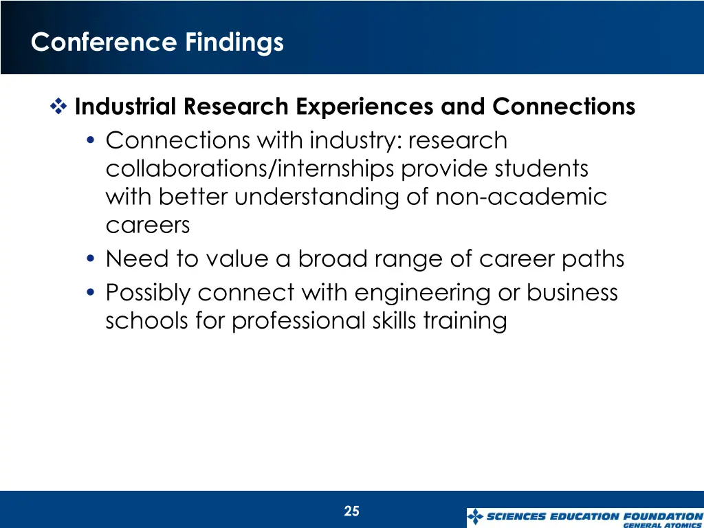 conference findings 8