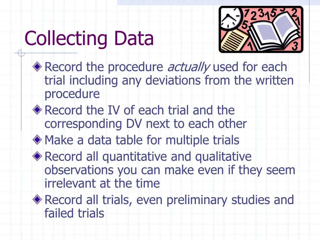 collecting data 1