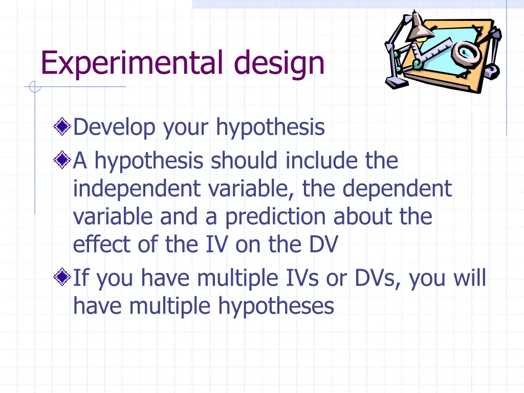 experimental design 1