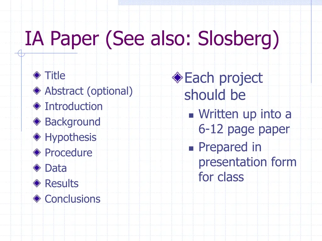 ia paper see also slosberg